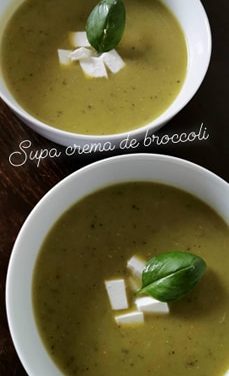 Reteta simpla de supa crema de mazare si broccoli
